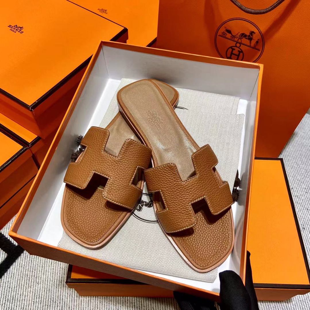 에르메스 올수공 오란 슬리퍼 샌들 토고 34